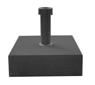 Parasolvoet vierkant 39x39cm antraciet