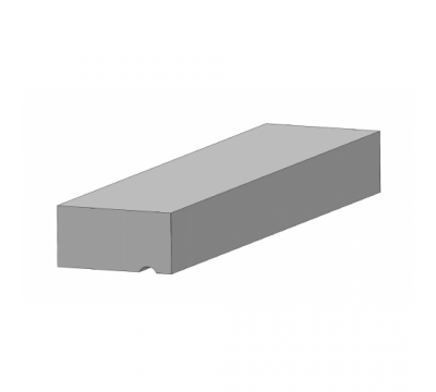 Betonlatei grijs 1000x120x60 mm