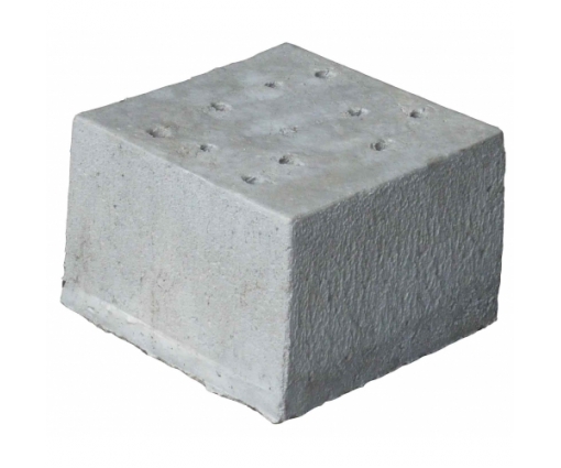 Betonpoer 30x30x20 cm met 10 gaten