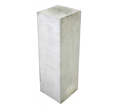 Betonpoer 15x15x50 cm met strakke rand