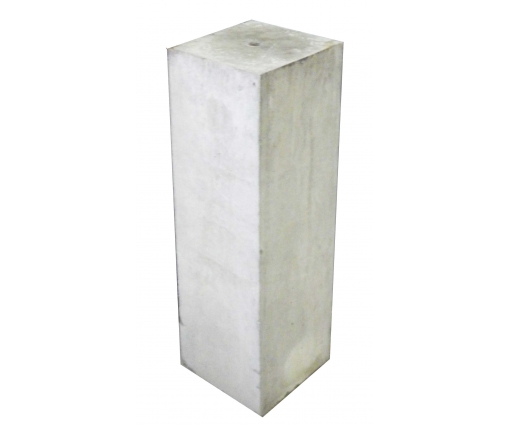 Betonpoer 15x15x50 cm met strakke rand