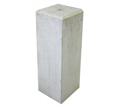 Betonpoer 17x17x50 cm met vellingkant