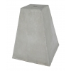 Betonpoer 20x20x50 cm met schroefhuls M16